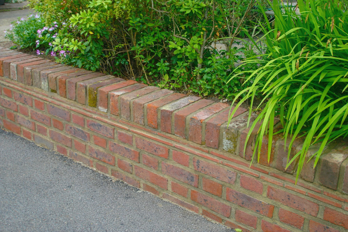 Brick wall installation in Escondido, CA