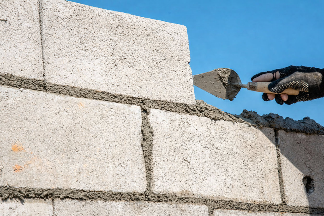 Foundation block wall installation